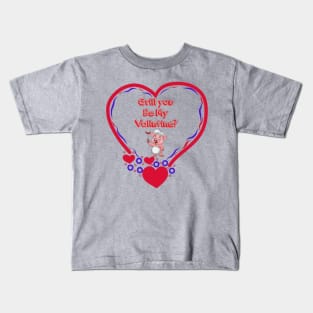 Grill You Be My Valantine? Kids T-Shirt